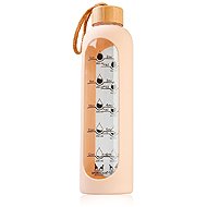 DuraHome Láhev skleněná, HydroCoach, 1 l, béžová_4056 - Drinking Bottle