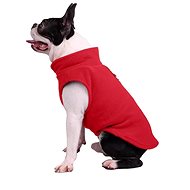 Fleece sweatshirt for dog with handcuff red - Sweater for Dogs