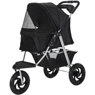 Surtep Buggy Cross 50 × 107 × 100 cm, black - Pet Stroller