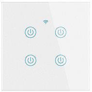 Surtep Tuya Smart light switch DS-101BW-4-button, white - Light Switch