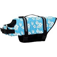 Surtep Floating reflective vest for dog Flower blue 2XL - Swimming Vest for Dogs