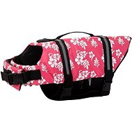 Surtep Floating reflective vest for dog Flower pink 2XL - Swimming Vest for Dogs