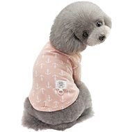 Surtep sweatshirt with buttons for dog anchor pink - Dog Clothes