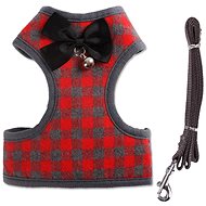 Surtep Harness for dog with leash - red size. L - Leash