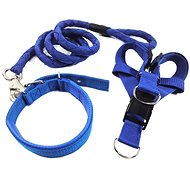 Surtep Leash + harness + collar Easy Blue size. XL - Leash