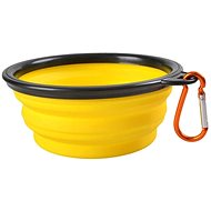 Surtep Large foldable bowl 1000 ml colour Yellow - Dog Bowl