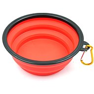 Surtep Large foldable bowl 1000 ml colour Red - Dog Bowl