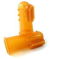 Surtep Super měkký zubní kartáček pro mazlíčky 5,4cm barva Oranžová - Zubní kartáček pro psy