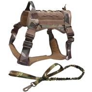 Surtep Tactical Harness with Leash Premium Camo Savana, M - Harness