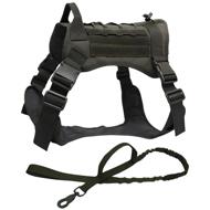 Surtep Tactical Harness with Leash Premium Green, XL - Harness