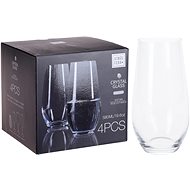 H&L Crystal water glasses 580ml, set of 4 - Glass