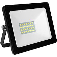 LED outdoor spotlight Q 10 W/12-24 V DC/3000 K/800 lm/110°/IP66, black - LED Reflector