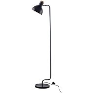 Retro floor lamp Blase, max 60 W/E27/230 V/IP20, mat black - Floor Lamp