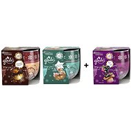 Glade svíčky 2+1 ZDARMA (Dazzling Blossom+Chocolate+Berry) - Sada drogerie