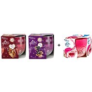 Glade Candles 2 + 1 FREE (Apple Berry + + Only Love) - Toiletry Set