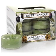 YANKEE CANDLE Tea Candles 12 x 9.8g Olive & Thyme - Candle