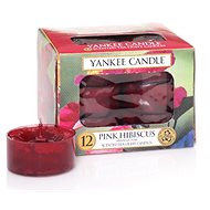 YANKEE CANDLE Tea Candles 12 x 9.8g Pink Hibiscus - Candle