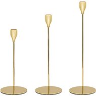 RENTEX Candle holder 3 pcs Gold - Candle Accessory