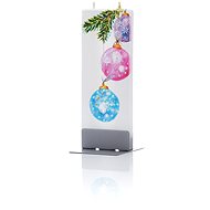 FLATYZ Flat Pink and Blue Hanging Christmas Ornaments - Svíčka