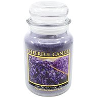 CHEERFUL Levandule a Vanilka 680 g  - Svíčka