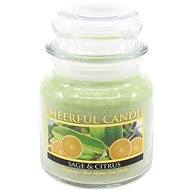 CHEERFUL Šalvěj a Citrusy 454 g  - Svíčka