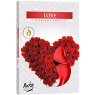 Čajová vonná svíčka Love 6ks - Svíčka