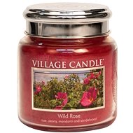 VILLAGE CANDLE Divoká růže, střední 390 g - Svíčka