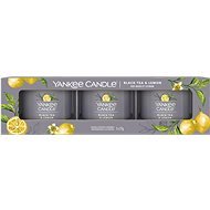 YANKEE CANDLE Black Tea & Lemon set Sampler 3× 37 g - Gift Set