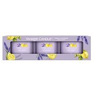 YANKEE CANDLE Set Lemon Lavender Sampler 3× 37 g - Ajándék szett