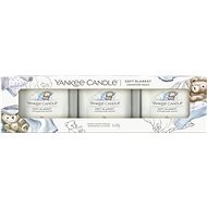 YANKEE CANDLE Set Soft Blanket Sampler 3× 37 g  - Candle Set