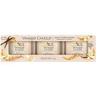 YANKEE CANDLE Vanilla Créme Brulée set Sampler 3× 37 g - Candle Set