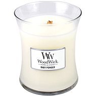 WOODWICK Baby Powder Medium Candle 275 gramm - Gyertya