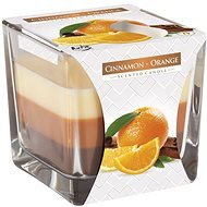 BISPOL tříbarevná skořice pomeranč 170 g - Svíčka