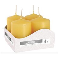 BISPOL Advent Yellow 4×60 g - Candle