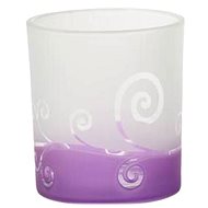 YANKEE CANDLE votive candle holder Purple Scroll - Candlestick