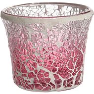 YANKEE CANDLE svícen Pink Fade Crackle  - Svícen
