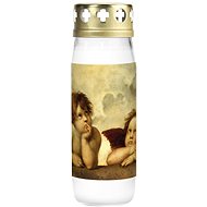 BISPOL cemetery glass candle white 72 h - Candle