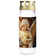 BISPOL cemetery glass candle white 72 h - Candle
