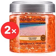 YANKEE CANDLE Pink Sands scented pearls 2 × 170 g - Perfumed pearls