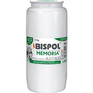 BISPOL hřbitovní svíčka Memoria bílá 108 h - Svíčka