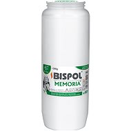 BISPOL hřbitovní svíčka Memoria bílá 144 h - Candle