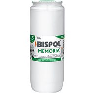 BISPOL cemetery candle Memoria white 84 h - Candle