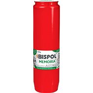 BISPOL cemetery candle Memoria red 108 h - Candle
