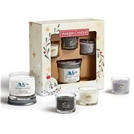 YANKEE CANDLE gift set votive candle in glass 3×37 g + small candle holder - Candle