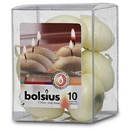 BOLSIUS plovoucí svíčka vosk krémová 4,5 cm × 10 ks - Sada svíček