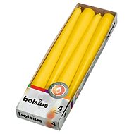 BOLSIUS parafínová svíčka žlutá 4 ks  - Sada svíček