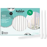 BOLSIUS Tapered Professional svíčka bíla 100 ks - Sada svíček