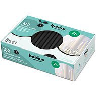 BOLSIUS Tapered Professional svíčka černá 100 ks - Sada svíček