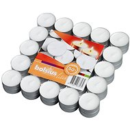 BOLSIUS tea lights white 50 pcs - Candle Set