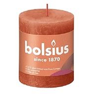 BOLSIUS rustikální zemitá oranžová 80 × 68 mm - Svíčka